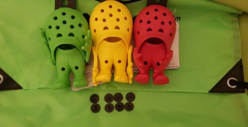 4 Rivets,fastener,button,black New (fast Ship)  Fit Crocs  U.s.a. Replacement
