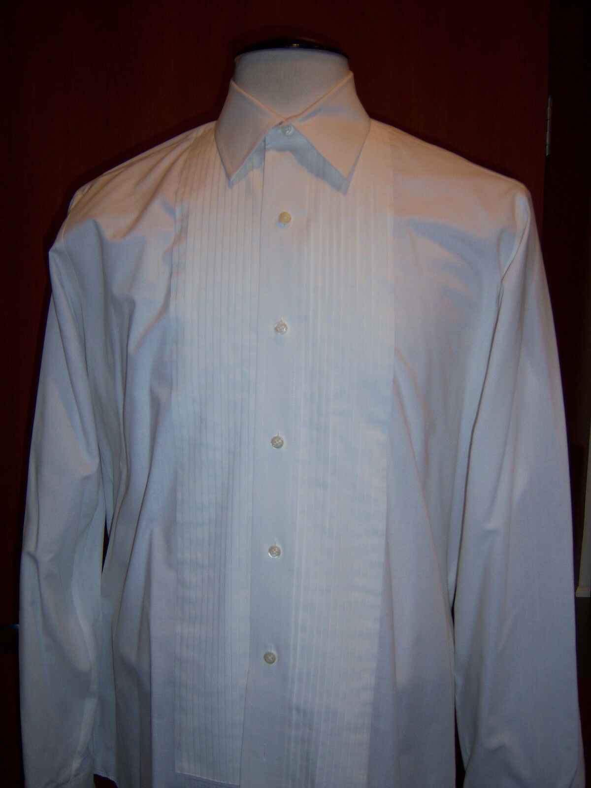 Ivory Lay Down Collar Formal Tuxedo Shirt - Most Mens And Boys Sizes Available